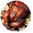 Roasted turkey